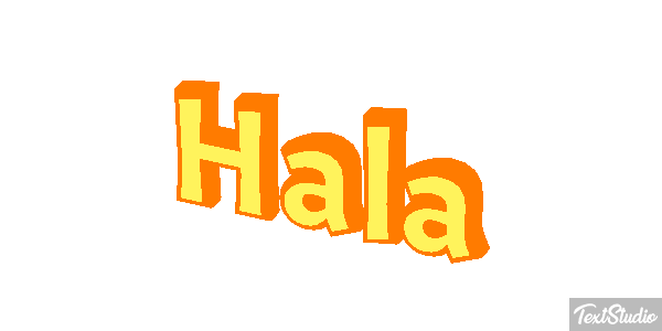 Hala Efecto de texto