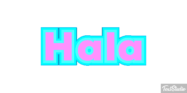 Hala Efecto de texto