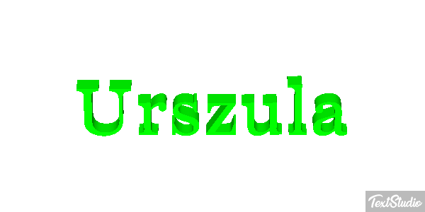 Urszula Effet de texte