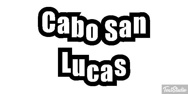 Cabo San Lucas Effetto testo