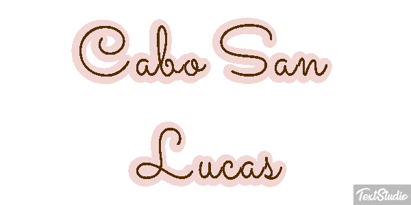 Cabo San Lucas Effetto testo