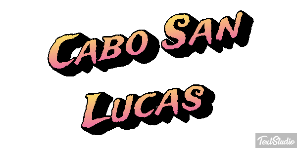 Cabo San Lucas Effetto testo