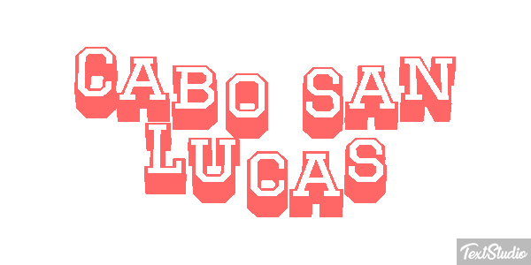 Cabo San Lucas Effetto testo