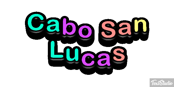 Cabo San Lucas Effetto testo