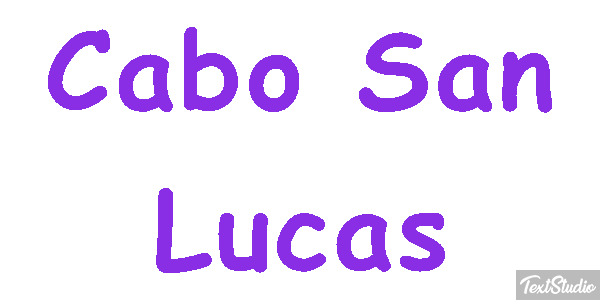 Cabo San Lucas Effetto testo