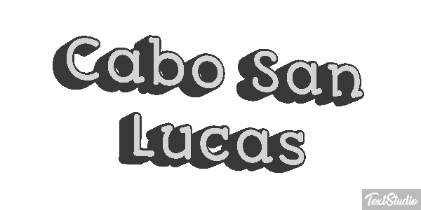 Cabo San Lucas Effetto testo