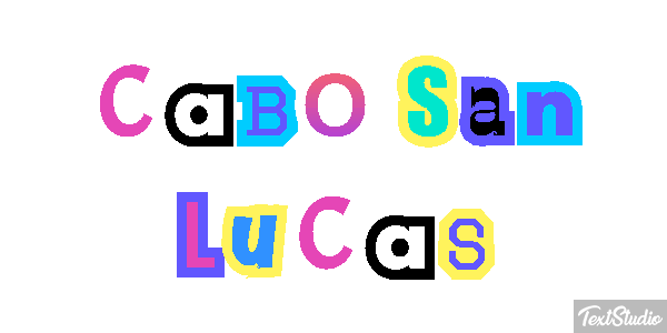 Cabo San Lucas Effetto testo