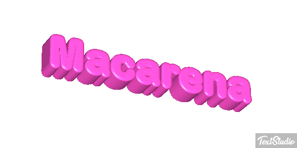 Macarena Efecto de texto