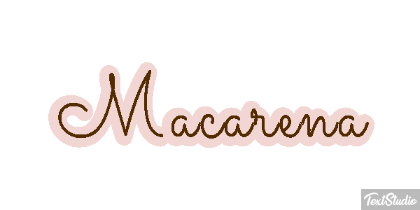 Macarena Efecto de texto
