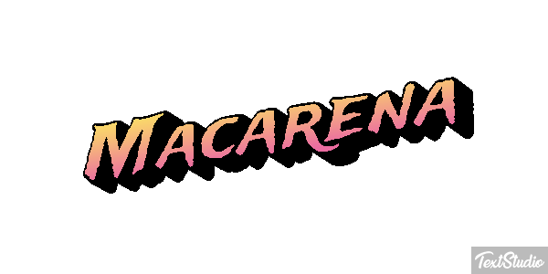 Macarena Efecto de texto