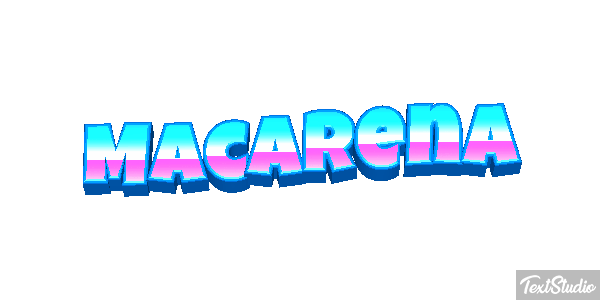 Macarena Efecto de texto