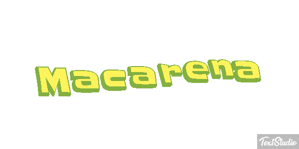 Macarena Efecto de texto