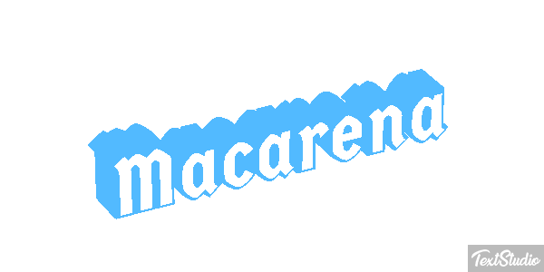 Macarena Efecto de texto