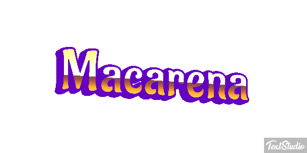 Macarena Efecto de texto