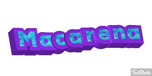 Macarena Efecto de texto