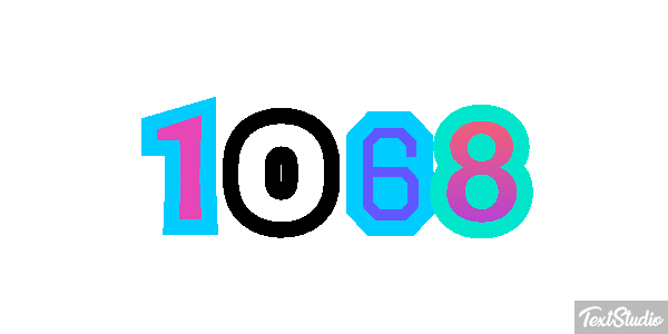 1068 Efecto de texto