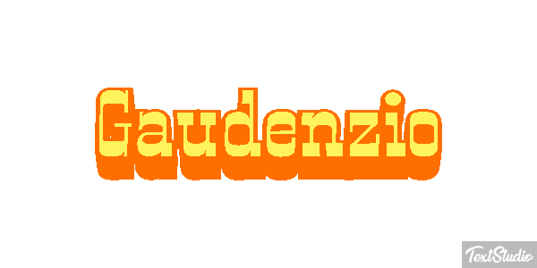 Gaudenzio Efeito do texto