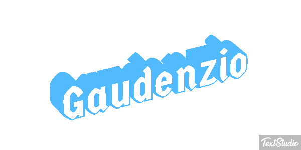 Gaudenzio Efeito do texto