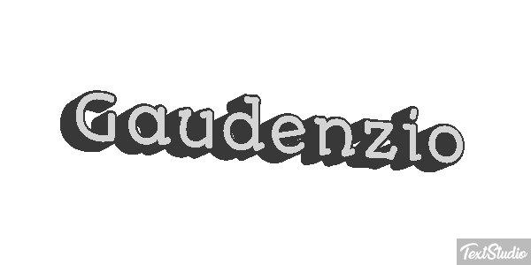Gaudenzio Efeito do texto