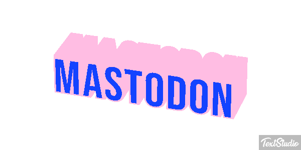 Mastodon Efecto de texto