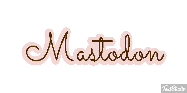 Mastodon Efecto de texto