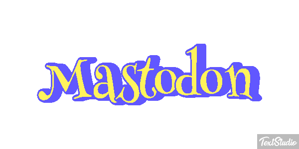 Mastodon Efecto de texto