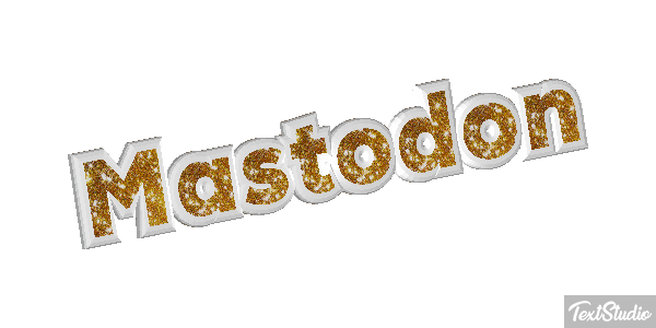 Mastodon Efecto de texto