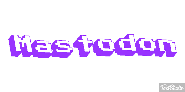 Mastodon Efecto de texto