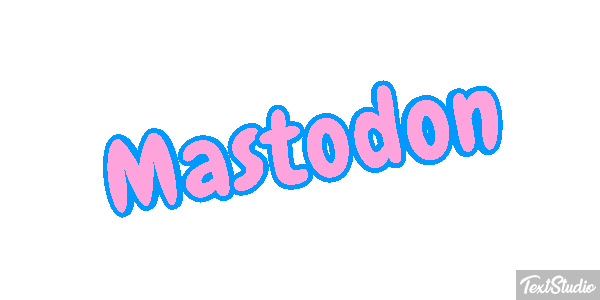 Mastodon Efecto de texto