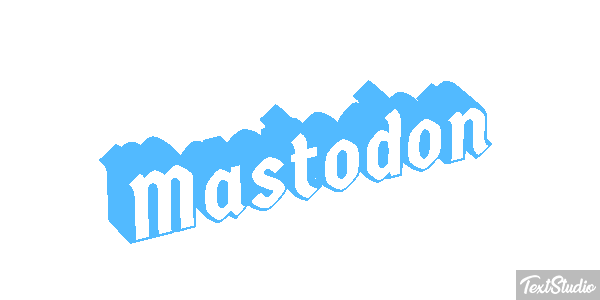 Mastodon Efecto de texto