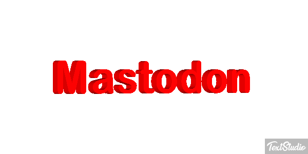 Mastodon Efecto de texto