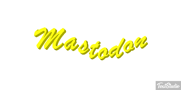 Mastodon Efecto de texto