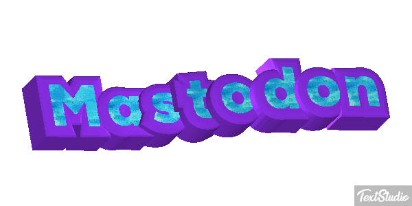 Mastodon Efecto de texto