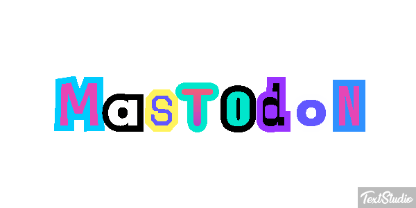 Mastodon Efecto de texto