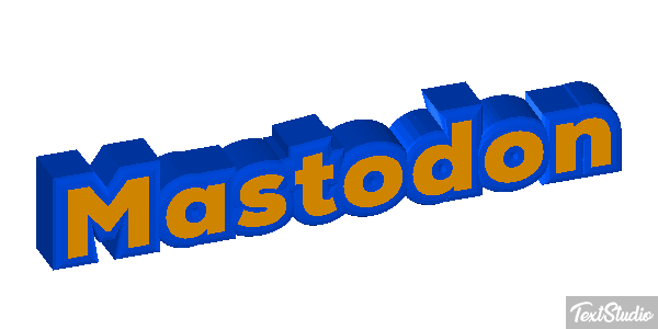 Mastodon Efecto de texto
