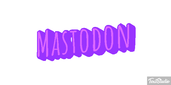 Mastodon Efecto de texto