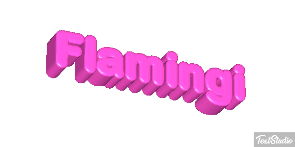 Flamingi Text effect