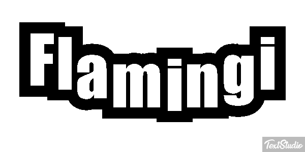 Flamingi Text effect