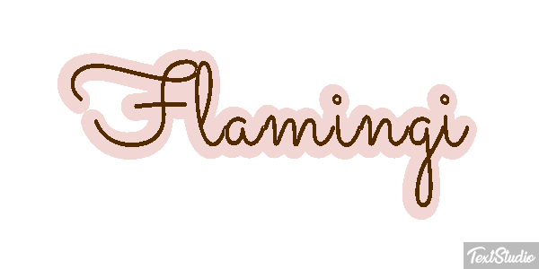 Flamingi Text effect