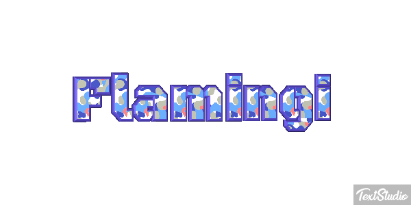 Flamingi Text effect
