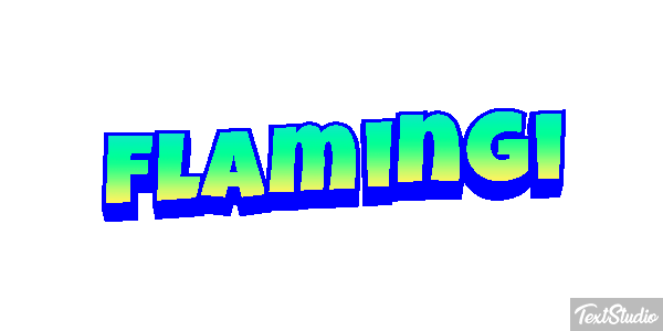 Flamingi Text effect