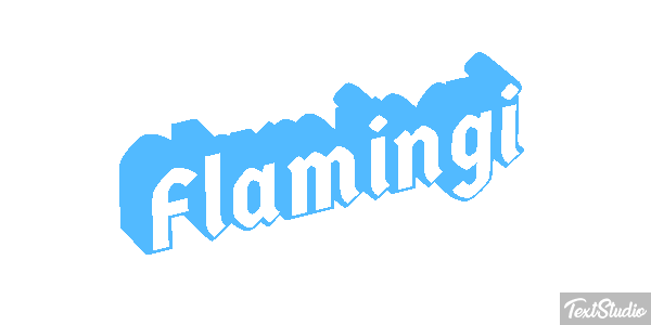 Flamingi Text effect