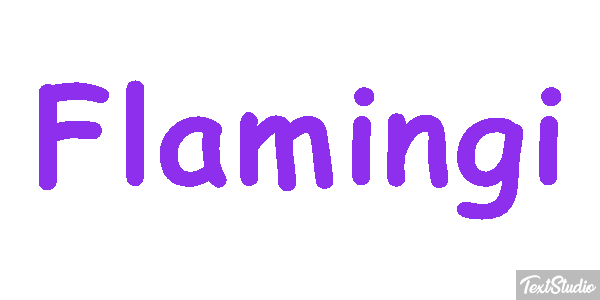 Flamingi Text effect