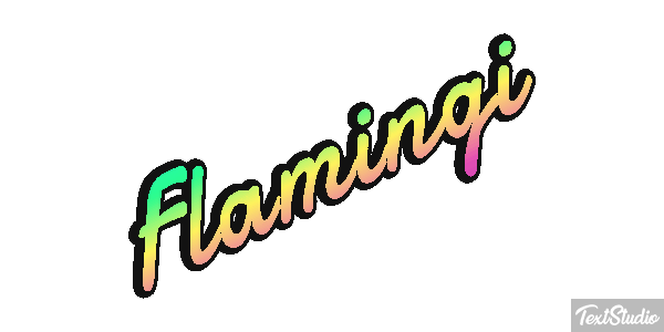 Flamingi Text effect