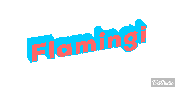 Flamingi Text effect