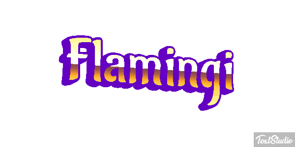 Flamingi Text effect