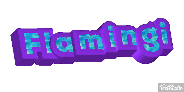 Flamingi Text effect