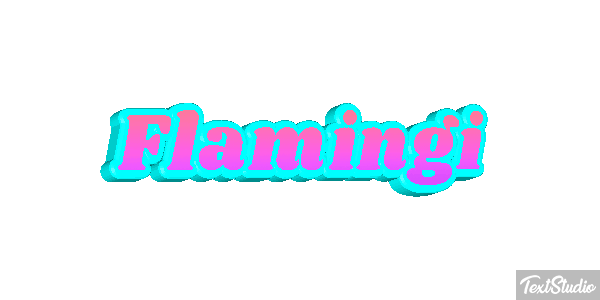 Flamingi Text effect