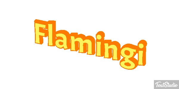 Flamingi Text effect