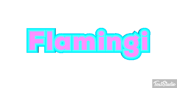 Flamingi Text effect